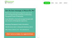 Desktop Screenshot of breezewaymassage.com